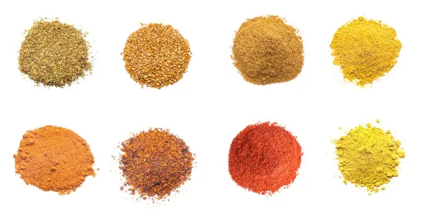 Variedad de especias coloridas — Foto de Stock
