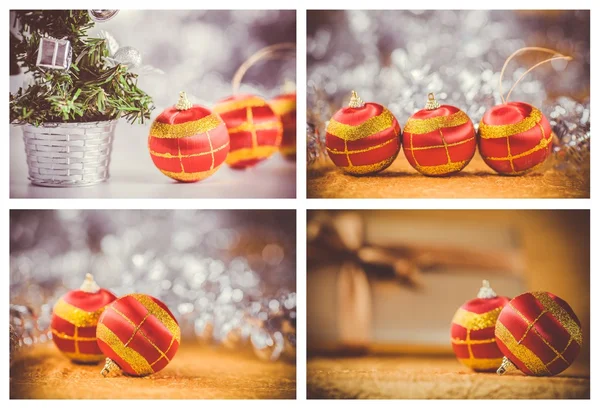 Palline di Natale Decorazioni — Foto Stock