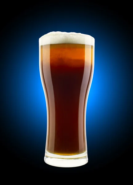 Glas Bier mit Schaum — Stockfoto