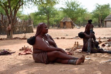 Himba kadın, Namibya 