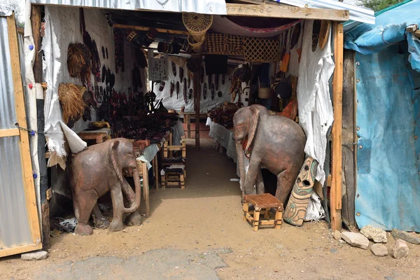 Mercato dell'artigianato in Namibia — Foto Stock