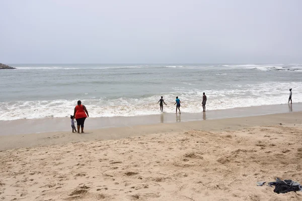 Öffentlicher strand in swakopmund, namibia — Stockfoto