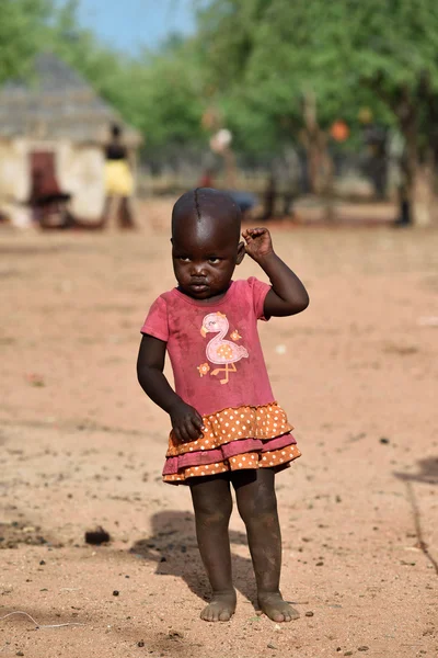 Niña Himba, Namibia — Foto de Stock