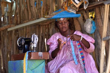 Herero Woman, Namibia clipart
