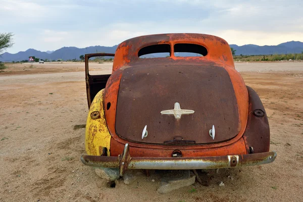 Opuštěné staré auto Hudson — Stock fotografie