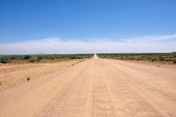 Afryki road, Namibia — Zdjęcie stockowe