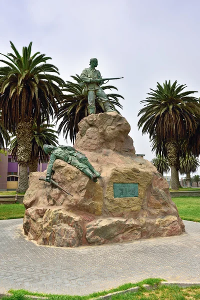 Marine memorial in Swakopmund — Stock Photo, Image