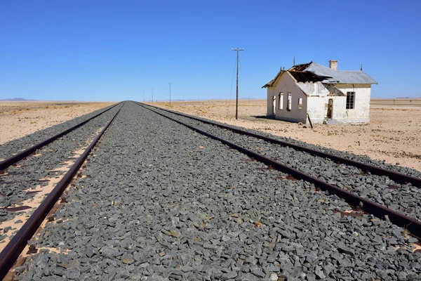 古い鉄道駅、ナミビア — ストック写真