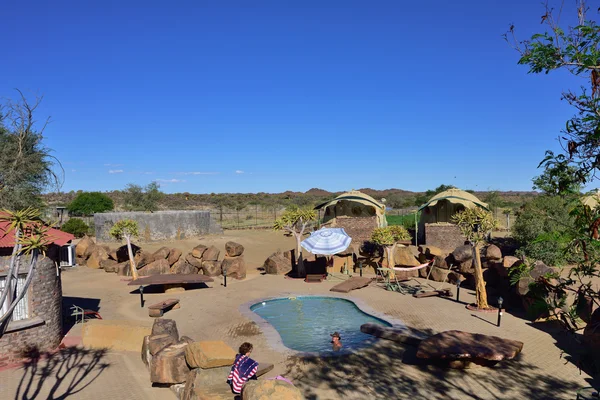 Zwembad in het hotel, Namibië — Stockfoto