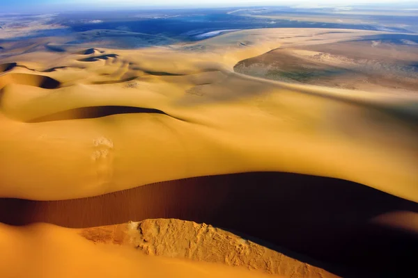 Luchtfoto van de Namib woestijn — Stockfoto