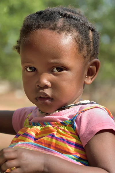 Menina Himba, Namíbia — Fotografia de Stock