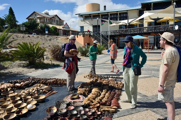 Ulica rynek w Lüderitz, Namibia — Zdjęcie stockowe