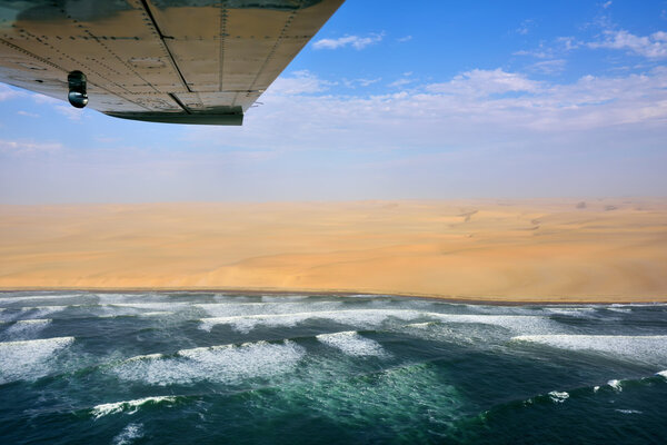 The Sceleton coast in Namibia