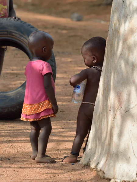 Little Himba children, Namibia — Stock Photo, Image