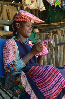 Herero kadın, Namibya