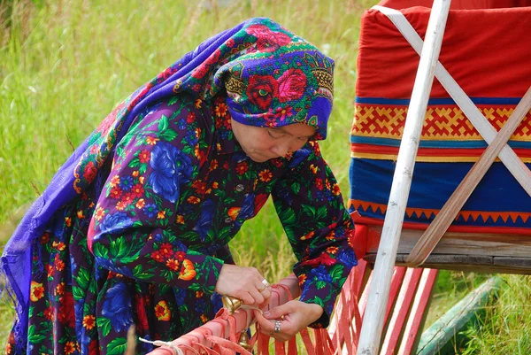 Khanty herder kadın — Stok fotoğraf