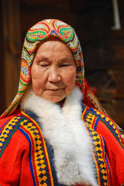 Khanty pastora mujer —  Fotos de Stock