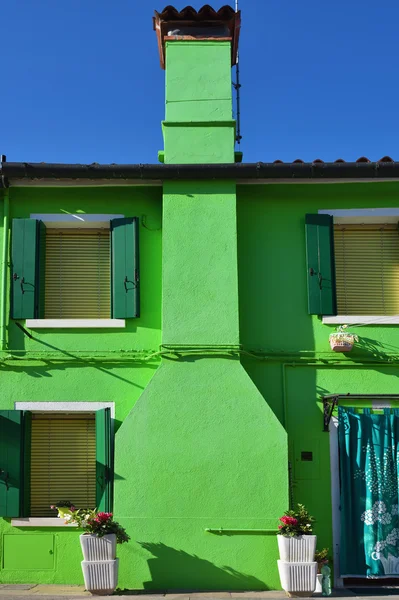 Burano island, italien — Stockfoto