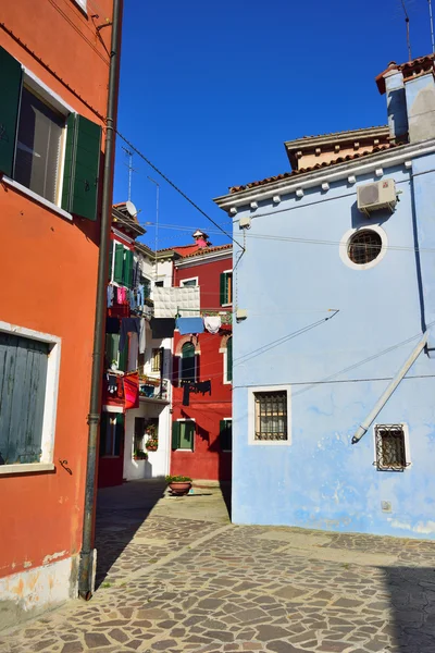 Burano island, italien — Stockfoto