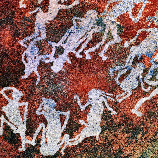Starożytne malowidła naskalne, Namibia — Zdjęcie stockowe