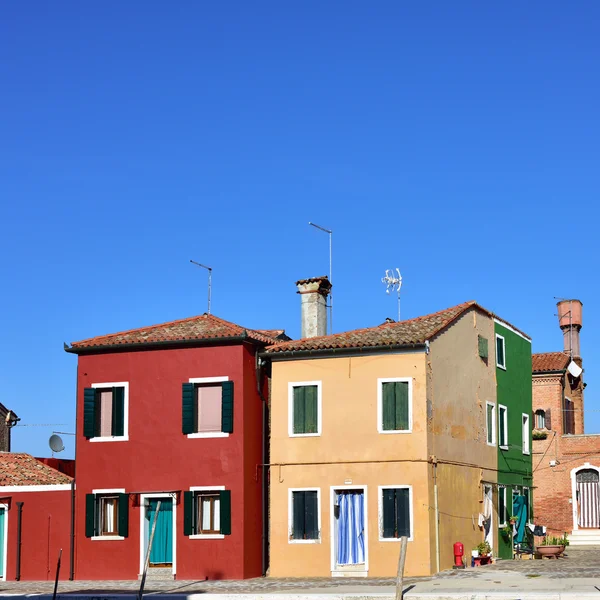 Burano, Benátky. Itálie — Stock fotografie