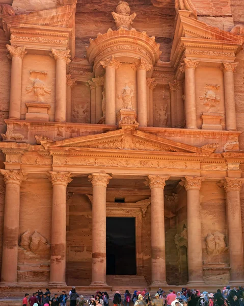 THE TREASURY, PETRA, JORDAN — Stock Photo, Image