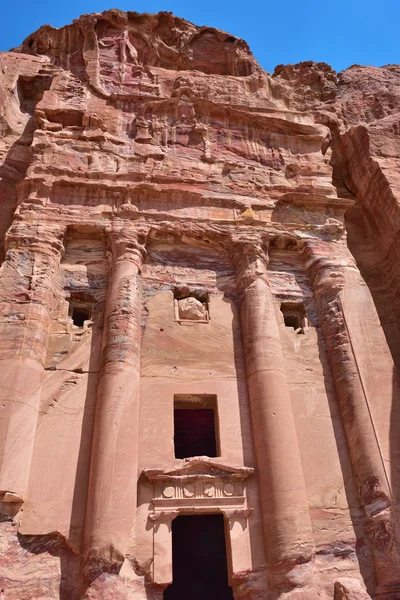 Royal tomb, Petra — Stock Photo, Image