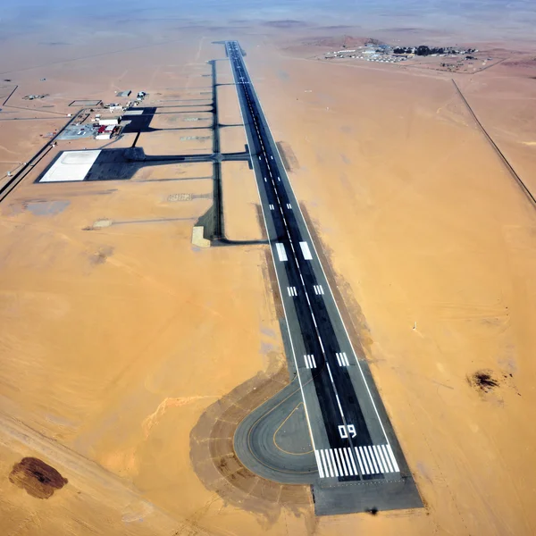 ナミブ砂漠の空港 — ストック写真