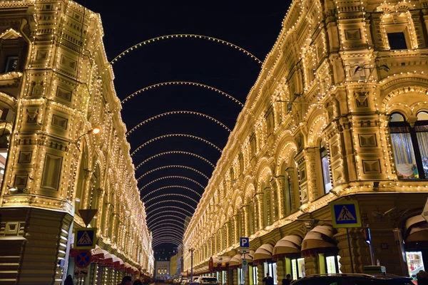 Moscovo inverno rua cena — Fotografia de Stock