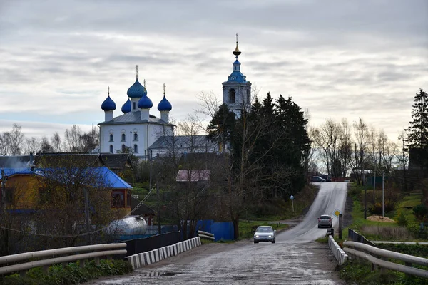 Kesova Gora Rússia Outubro 2020 Vista Sobre Igreja São Nicolau — Fotografia de Stock