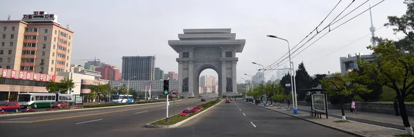 Pyongyang Kuzey Kore Mayıs 2019 Zafer Kemeri 1925 1945 Yılları — Stok fotoğraf