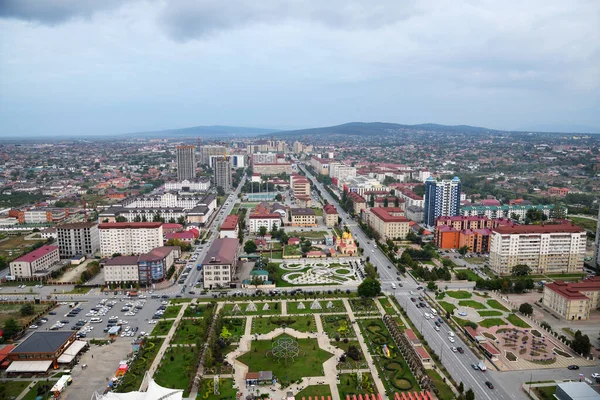 Grozny Chechen Russia September 2021 View Observation Deck Grozny City — Stock Photo, Image