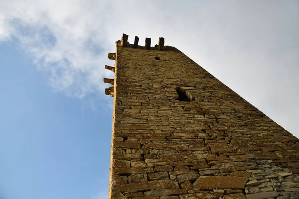 Edificio Medievale Rovina Della Harcaroy Battle Tower Villaggio Kharkaroi Distretto — Foto Stock
