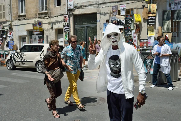 Annual Avignon Theater Festival — Stock Photo, Image