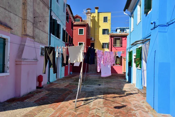 Ön Burano — Stockfoto