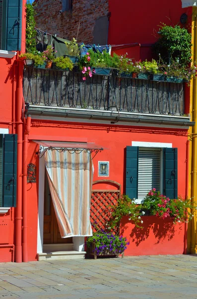 Ilha de burano — Fotografia de Stock