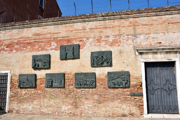 Ściana pamięci w Wenecji — Zdjęcie stockowe