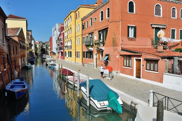 威尼斯城市生活 — 图库照片