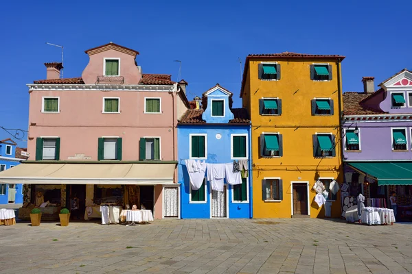 Wyspę Burano — Zdjęcie stockowe