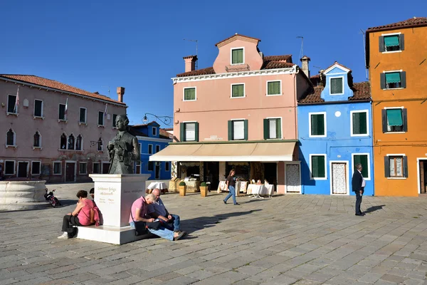 Wyspę Burano — Zdjęcie stockowe