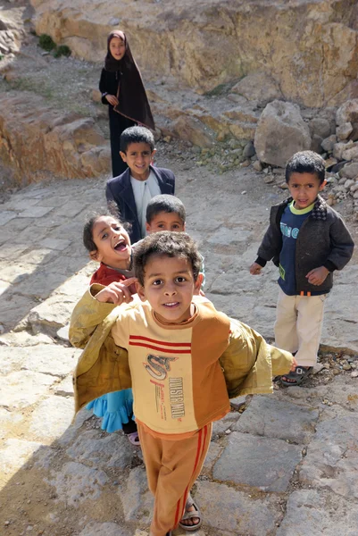 Jemenitische Kinder — Stockfoto