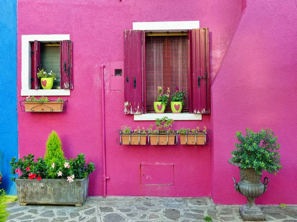 Ilha de burano — Fotografia de Stock