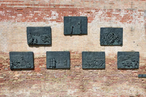 La muralla conmemorativa en Venecia — Foto de Stock