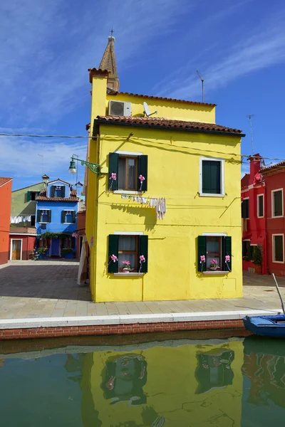 Isla de Burano, Venecia — Foto de Stock