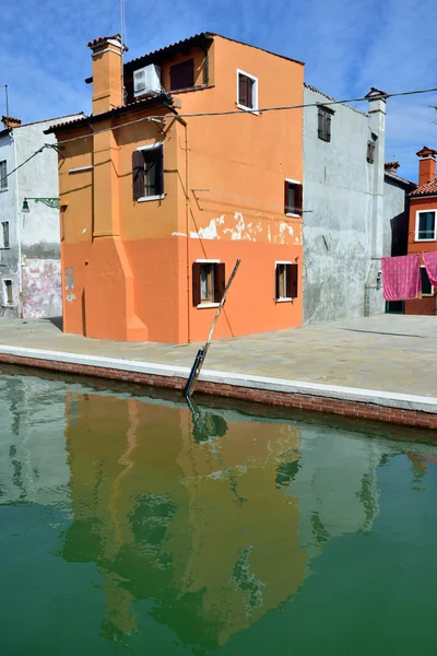 Burano eiland, Venetië — Stockfoto