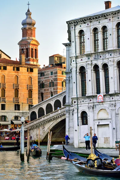 Venedig, Rialtobron — Stockfoto