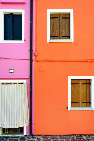 Burano ostrov, Benátky — Stock fotografie