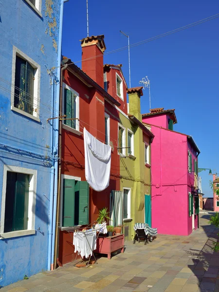 Wyspę Burano — Zdjęcie stockowe