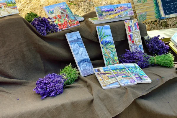 Provence, France - street market — Stock Photo, Image