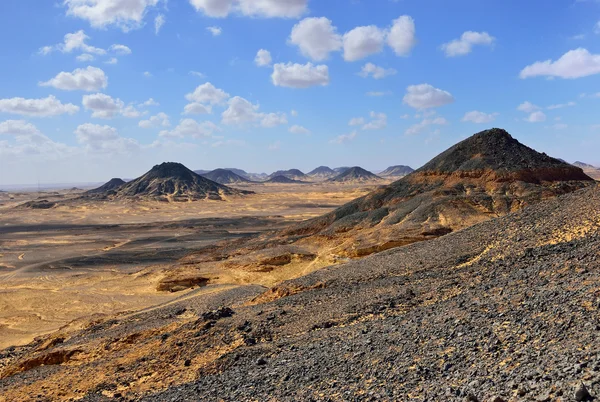 Svart ørken – stockfoto